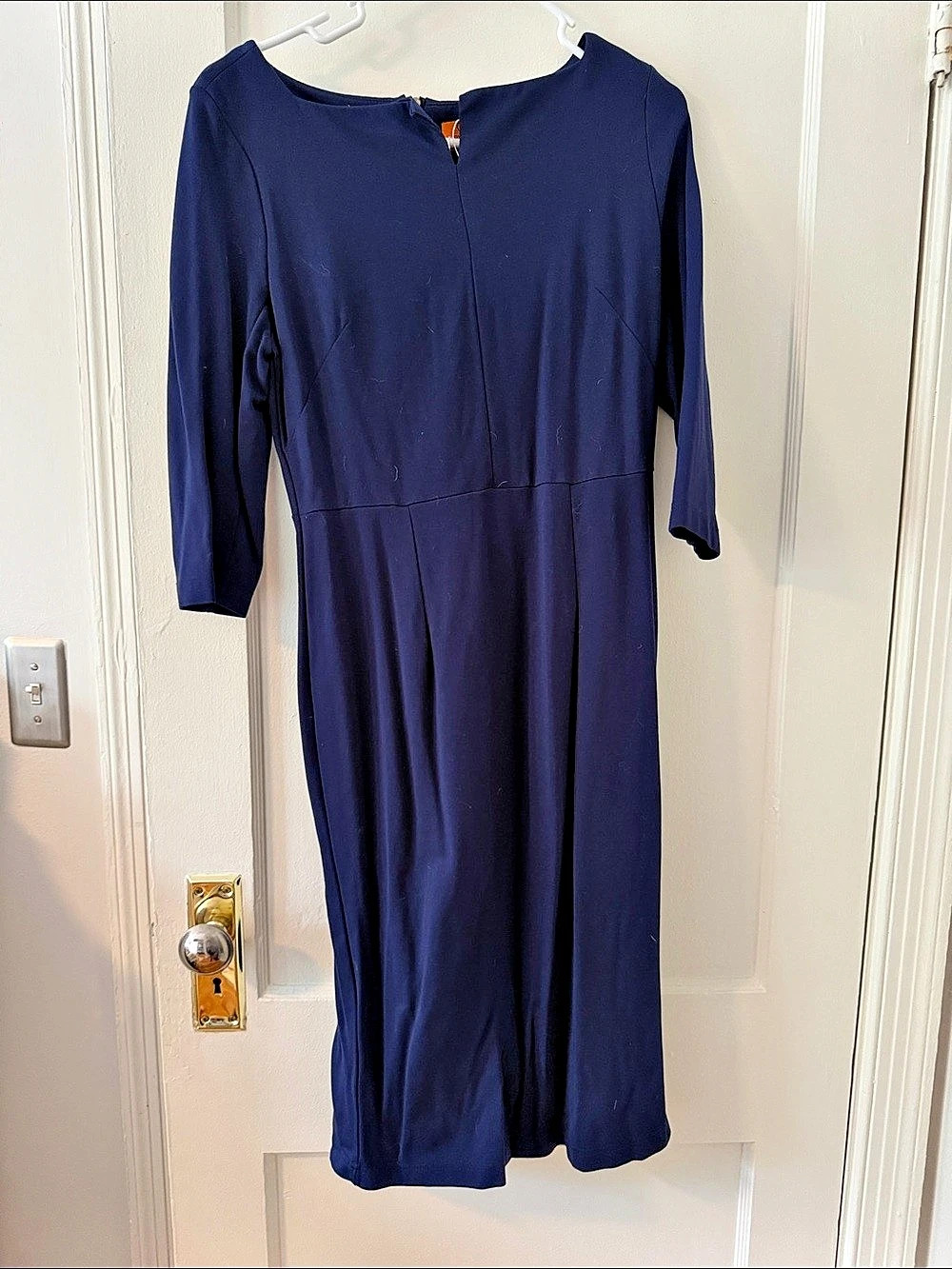 NWOT Mary Crafts Long Sleeve Midi Dress in Blue